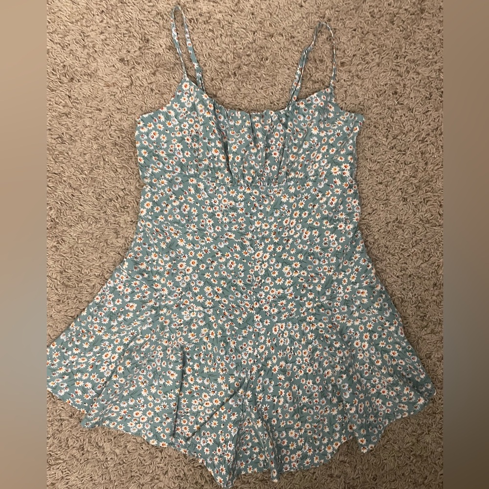 Floral romper dress